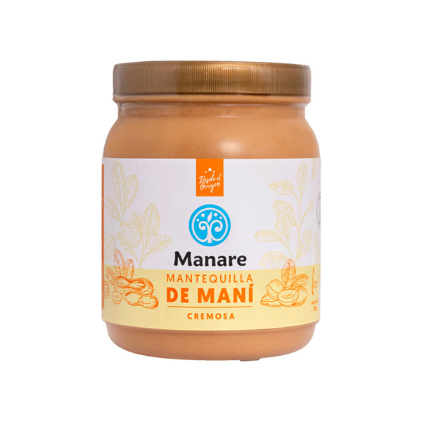 Mantequilla de mani Natural Manare 1 KG