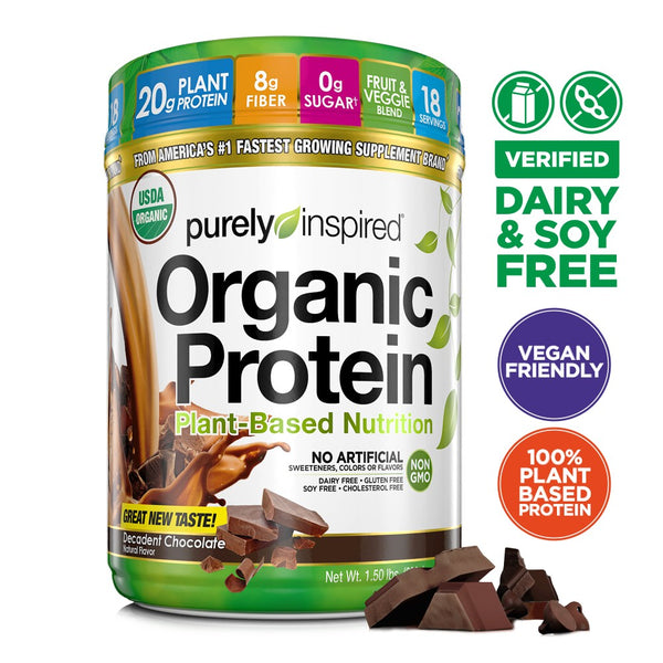 Organic Protein Chocolate 680 grs Purely Inspired