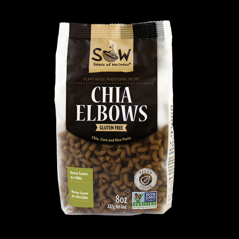 Pasta Chia Elbows 227 grs SOW