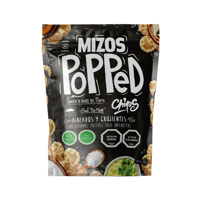 Popped Chips con Sal de Mar 105 grs. MIZOS
