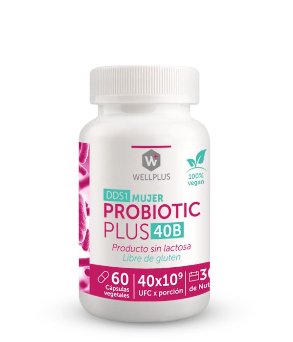 Probiotic Plus 40B Mujer 60 caps WELLPLUS