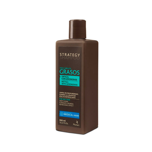 Shampoo Cabellos Grasos STRATEGY MEN 300 ML