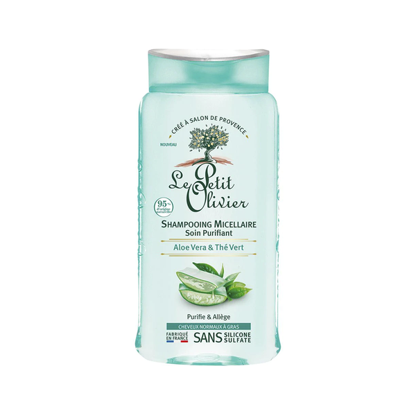 Shampoo Micelar Aloe Vera y Te Verde Le Petit Olivier
