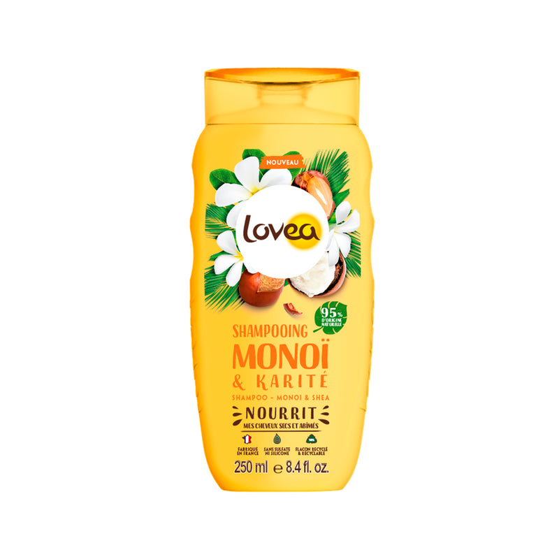 Shampoo Monoi y Karite 250 ml Lovea