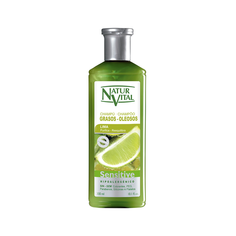 Shampoo Sensitive Cabellos Grasos Lima Natur Vital