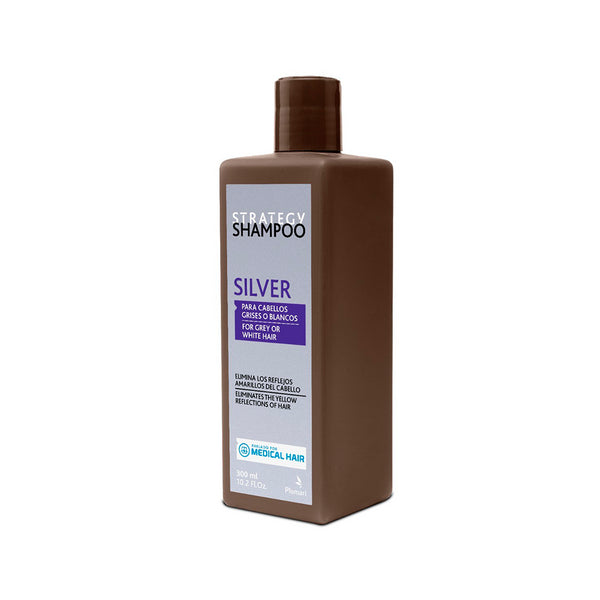 Shampoo Silver (Cabellos Canosos) STRATEGY MEN 300 ML