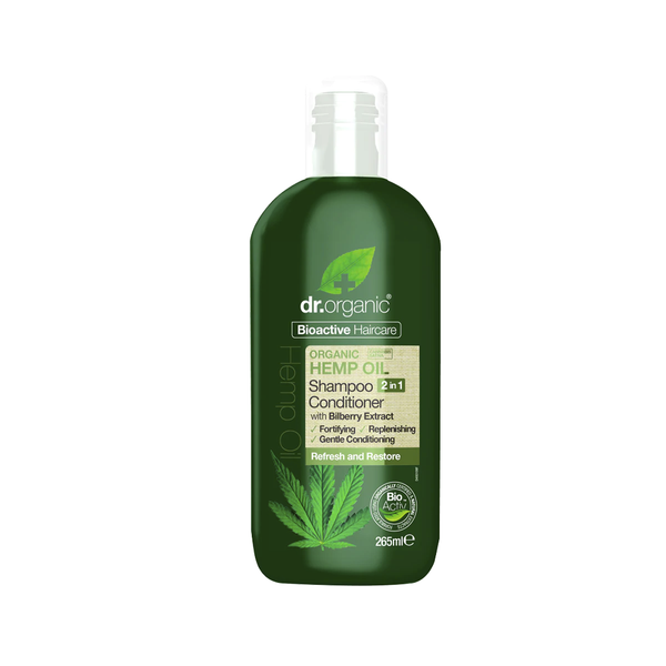 Shampoo y Acondicionador 2 en 1 Hemp Oil 265 ml Doctor Organic