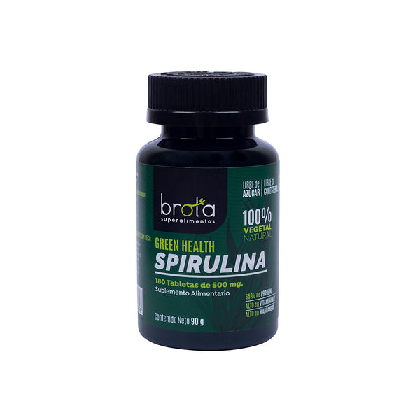Spirulina Green Health 180 Tabletas Brota