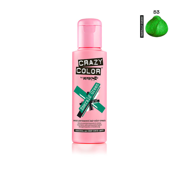 Tintura Fantasia Semi Permanente Emerald Green 100 ml Crazy Color